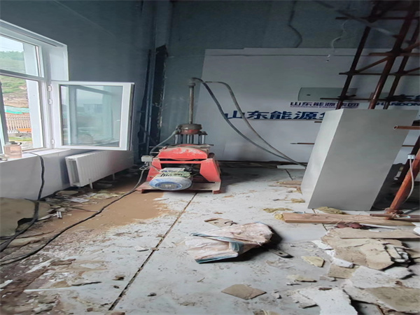 府谷地基基础下沉墙体裂缝加固注浆顶升施工